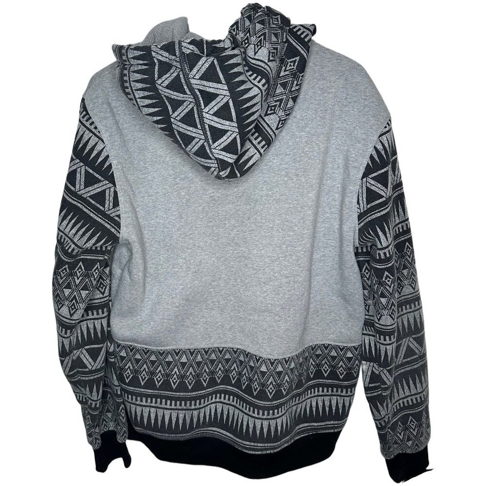 Southpole Y2K Men's Gray Full Zip Hoodie Size M Graphic Print Vintage - Picture 2 of 10